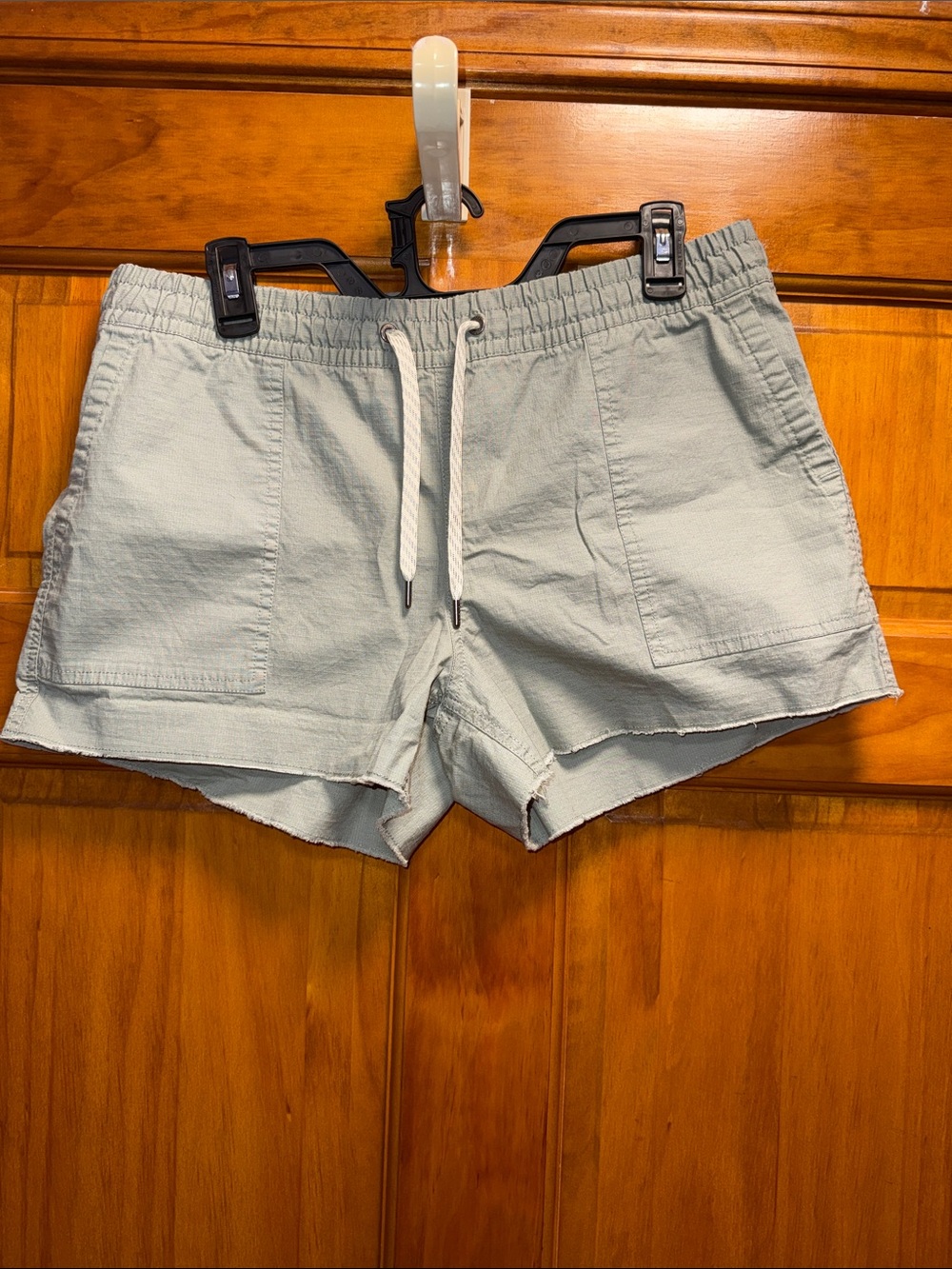 Vuori Light Gray Casual Drawstring Shorts